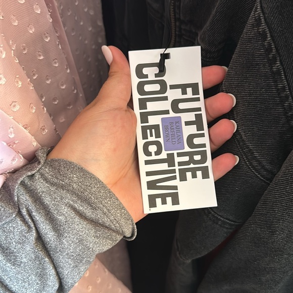 Target Future Collection Kahlana Barnfield Brown zip up denim dress - Picture 3 of 4